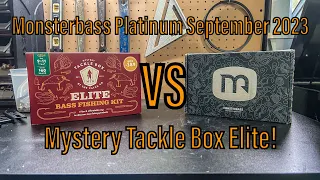 MonsterBass Platinum September 2023 VS Mystery Tackle Box Elite! - Which is Better?