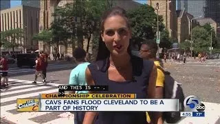 More than one million fans filled downtown Cleveland for parade