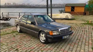 Mercedes Benz 190E 2.0 POV Test Drive & Walkaround