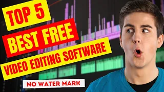 Top 5 Best FREE 🔥 Video Editing Software's of 2024 ⚡ *NO Watermark* 2024