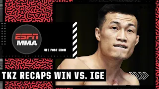 The Korean Zombie talks win vs. Dan Ige, earning his black belt | #UFCVegas29 Post Show