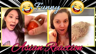 Funny Asian Girls Reaction Preparing Meat Gone Wrong | Funny Reaction | See How They React