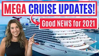 MEGA CRUISE NEWS UPDATES - Exciting Cruise Industry News 2021 / New Ships & Health Protocols Updates