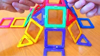 3D Магнитный Конструктор Прикольные игрушки из Китая МАГНИКОН ОБЗОР