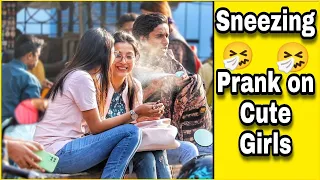 SNEEZING PRANK ON CUTE GIRL | KALKATIA PRANKS