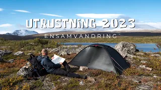 Utrustning för ensamvandring 2023 [fjällvandring, vandring, friluftsliv]