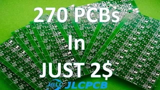 Get upto 270 pcbs in just 2$ using panelize by JLCPCB feature!!