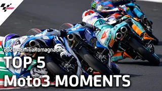 Top 5 Moto3 moments of the #EmiliaRomagnaGP