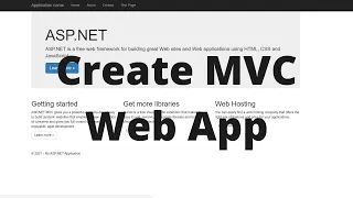 Let's Create our First MVC ASP.NET Web App - Adding a New View