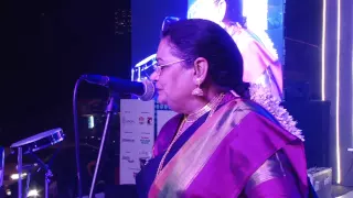 Usha Uthup Sings Dum Maaro Dum at Worli Festival 2014