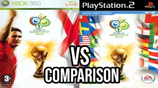 FIFA World Cup 2006 Xbox 360 Vs PS2