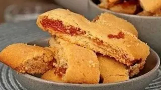 Very tasty cookies with jam! Melts in your mouth! Easy recipe 💯