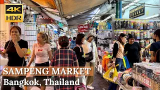 [BANGKOK] Sampeng Market "One of Cheapest for Shopping in Bangkok" | Thailand [4K HDR Walking Tour]