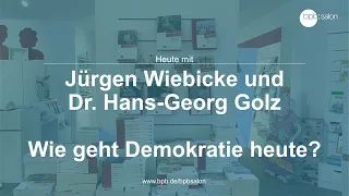 1. bpb:salon: Wie geht Demokratie heute? Mit Jürgen Wiebicke #bpbsalon #frankfurtstreamt