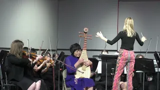 Flying Dragon Concerto by Gao Hong with the Woodstock High School, Lyndra Bastian, Conductor.