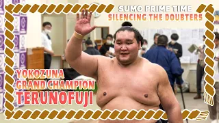 THE RETURN OF THE KING OF THE RING 【SUMO YOKOZUNA TERUNOFUJI ENJOYS ANOTHER TRIUMPH】