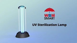 UV Light Disinfection | Sterilization Lamp with Remote Control-40-Watt | WBM Smart