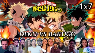 ⚡Deku vs Bakugo🔥Deku Smash!! My hero Academia Season 1 Ep 7 Reaction Mashup (僕のヒーローアカデミア