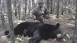 HUGE 400 + pound Black Bear Bow Kill Saskatchewan Canada Story after we find