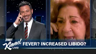 Jimmy Kimmel Prank Calls His Aunt Chippy – COVID Vaccine