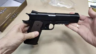 Пневматический пистолет KWC KM40D (Colt M45)