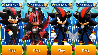 Sonic Dash - Shadow vs Shadow.EXE vs Dragon Hunter Lancelot vs All Bosses Zazz Eggman - Run Gameplay