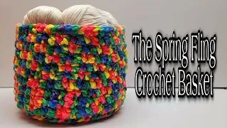 Crochet EASY Basket For Beginners / Bag O Day Crochet Tutorial