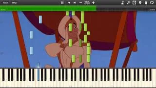 Aladdin - Prince Ali - Synthesia Piano Solo Tutorial