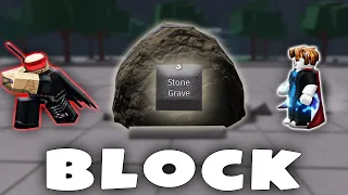 Which BASE MOVE can STONE GRAVE block In The Strongest Battlegrounds