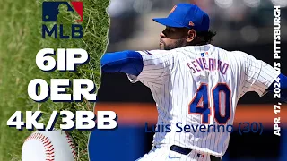 Luis Severino, April 17, 2024 | MLB highlights