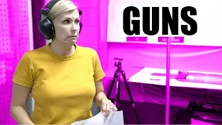 Watch me FIRST TIME SHOOTING A REAL GUN | Las Vegas Gal