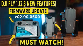 NEW FIRMWARE UPDATE DJI FLY 1.12.8 - DJI Mini 4 Pro / Air 3