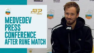 Daniil Medvedev Reacts To Holger Rune Defeat (& Zverev Comments!) | Rolex Monte-Carlo Masters 2023