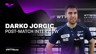 Darko Jorgic Post-Match Interview | WTT Champions Macao 2023