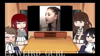 victorious react to cat as ariana grande (1/?) |LE WEIRD_GURL| short |