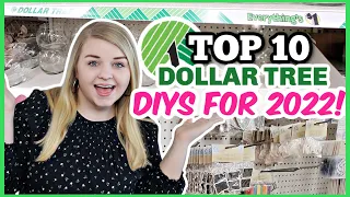 10 Genius DOLLAR TREE DIYS (Easy but Impressive!) NOT TACKY DIYS! TO TRY 2022! | Krafts by Katelyn