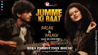 "Jhume ki raat"|| Eid Specal || Covered by Palak Muchhal  and Palsh Muchhal ||