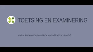 Webinar 20 januari | Toetsen en examineren