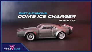 Fast and Furious Cars - Dom's Ice Charger - Dodge Charger Diecast Car 1/32 - Vega Cars