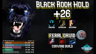 M+26 Black Rook Hold | Feral Druid | Convoke Build | Dragonflight Season 3 - WoW 10.2