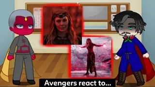 Avengers☆ react to Wanda (Scarlet Witch) 1/? ♡