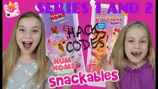 NUM NOMS SNACKABLES DIPPERS CHEAT CODES!!!! SERIES 1 AND 2!!! TOY HACKS!!