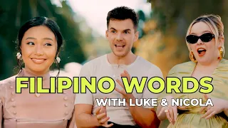 Nicola Coughlan & Luke Newton Guess The Meaning Of Filipino Words: Bridgerton Interview | ayn bernos