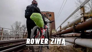 Zimowa wyprawa rowerowa Warszawa - Góra Kalwaria. 85 km w temp. poniżej 0 °C