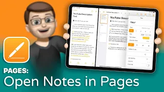 How to Open and Edit your Notes in the Pages App on iPad