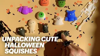 Unpacking Cute Halloween Squishies