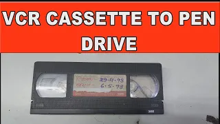vhs to pendrive  digital how to convert your vhs tapes