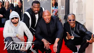 Eminem, 50 Cent & Snoop Dogg Present Dr. Dre with a Star on the Walk of Fame