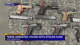 3 teens arrested for involvement in crime spree; six guns & four vehicles recovered