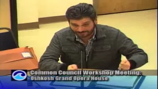 Oshkosh Common Council Workshop January 20, 2015